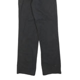 DICKIES Mens Cotton Blend Black Regular Straight Trousers W30 L34 Workwear Zip