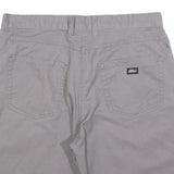 DICKIES Mens Grey Casual Cotton Blend Shorts M W34 Workwear Pockets