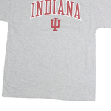 HANES Mens Grey Indiana Graphic T-Shirt L Short Sleeve Crew Neck Cotton