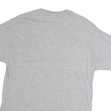 HANES Mens Grey Indiana Graphic T-Shirt L Short Sleeve Crew Neck Cotton