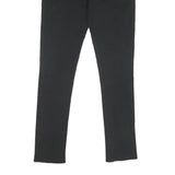 CALVIN KLEIN JEANS Womens Slim Black Slim Tapered Trousers W30 L30 Stylish Fit