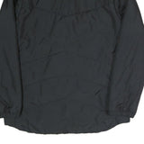 ADIDAS Mens Black Jacket L Polyester Blend Zip Plain Sportswear Casual Outerwear