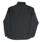 ADIDAS Mens Black Jacket L Polyester Blend Zip Plain Sportswear Casual Outerwear