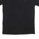 TOMMY HILFIGER Boys Black Classic T-Shirt XL Short Sleeve Crew Neck