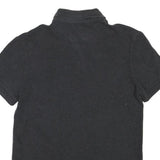 LACOSTE Mens Black Cotton Blend Short Sleeve Plain XS Polo Shirt Authentic