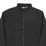 FILA Womens Black Athletic Zip Jacket 2XL Polyester Plain Comfortable