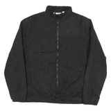 FILA Womens Black Athletic Zip Jacket 2XL Polyester Plain Comfortable