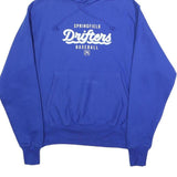CHAMPION REVERSE WEAVE Mens Blue Springfield Drifters Baseball Pullover Hoodie S