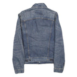 LEVI'S Mens Blue Denim Jacket S Cotton Classic Button Closure Chest Pockets