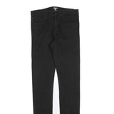CARHARTT Mens Jeans Black Slim Skinny Denim W29 L34 Stretch Cotton Blend Zip