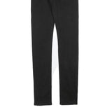 CARHARTT Mens Jeans Black Slim Skinny Denim W29 L34 Stretch Cotton Blend Zip