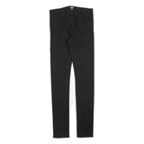 CARHARTT Mens Jeans Black Slim Skinny Denim W29 L34 Stretch Cotton Blend Zip