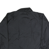 KELSEY TRIAL Womens Black Button Jacket L Polyester Plain Lightweight Outerwear