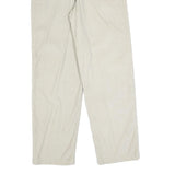 ARROW Womens Cotton Blend Cream Regular Straight Trousers W28 L30 Comfortable
