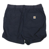CARHARTT Womens Shorts Blue Casual M W32 Cotton Blend Comfortable Utility