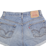 LEVI'S Womens Denim Blue Casual Shorts M W31 Classic Fit Rolled Hem