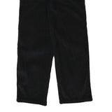 KIKO-MO Womens Black Cotton Blend Relaxed Straight Trousers W32 L30 Casual Wear