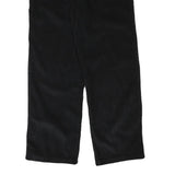 KIKO-MO Womens Black Cotton Blend Relaxed Straight Trousers W32 L30 Casual Wear