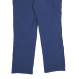 SALEWA Mens Relaxed Blue Polyester Trousers W36 L30 Outdoor Zip Pockets