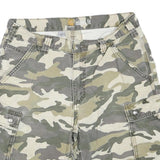CARHARTT Mens Cargo Shorts Camouflage M W31 Relaxed Fit Cotton Blend