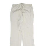DOCKERS Mens Cotton Beige Regular Straight Trousers W30 L32 Zip Closure