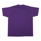 THE BEST Mens Purple Graphic T-Shirt XL Short Sleeve Crew Neck Britannicon 95