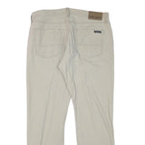 NAUTICA Mens Regular Fit Beige Cotton Blend Trousers W36 L32 Zip Casual