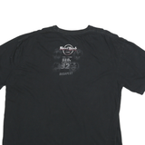 HARD ROCK CAFE Mens Black Kiss Graphic T-Shirt 2XL Short Sleeve Crew Neck Band