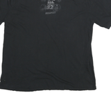 HARD ROCK CAFE Mens Black Kiss Graphic T-Shirt 2XL Short Sleeve Crew Neck Band