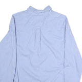 CHAPS Mens Blue Cotton Button-Down Shirt L Casual Classic Fit