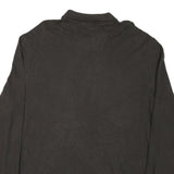 NAUTICA Mens Brown Long Sleeve Plain 2XL Cotton Blend Polo Shirt Classic Fit