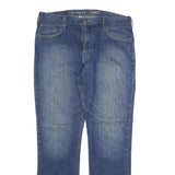 CARHARTT Mens Relaxed Fit Blue Denim Straight Jeans Cotton Blend W38 L34 Casual