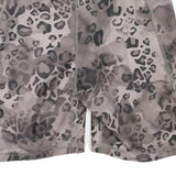 REEBOK Womens Shorts Grey Leopard Print M W28 Activewear Gym Fitness Leggings