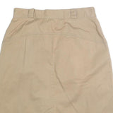 PERSONAL IMAGE Womens Beige Casual Straight Knee Length Cotton Blend Skirt M