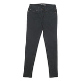 LEVI'S Womens Jeans Black Slim Legging Denim Rinse W27 L29 Slim Fit Zip