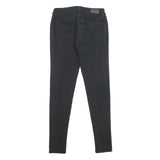 LEVI'S Womens Jeans Black Slim Legging Denim Rinse W27 L29 Slim Fit Zip