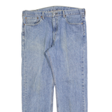 LEVI'S 505 Mens Jeans Regular Straight Denim Light W38 L32 Classic Zip Cotton