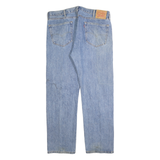 LEVI'S 505 Mens Jeans Regular Straight Denim Light W38 L32 Classic Zip Cotton