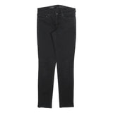 LEVI'S Womens Jeans Black Slim Skinny Denim Medium W28 L29 Zip Cotton Blend