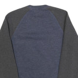JACK WILLS Mens Blue & Grey Crew Neck XS Cotton Blend Sweatshirt Pullover