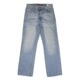 D.T Mens Jeans Blue Regular Straight Denim Medium W34 L34 Classic Cotton Blend