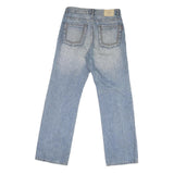 D.T Mens Jeans Blue Regular Straight Denim Medium W34 L34 Classic Cotton Blend