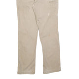 CARHARTT Mens Cotton Blend Beige Relaxed Straight Trousers W32 L34 Workwear