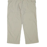 TCM Mens Relaxed Beige Polyester Blend Cargo Trousers W30 L29 Zip Closure