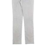 LEVI'S 471 Womens Jeans Pale Grey Slim Skinny Denim W28 L30 Zip Cotton Blend