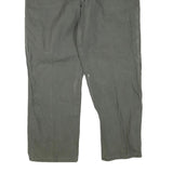 DICKIES Mens Cotton Blend Grey Regular Straight Trousers W40 L30 Workwear Zip
