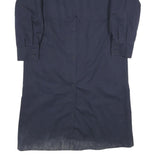 CLAUDE HAVREY Womens Navy Blue Jacket XL Polyester Blend Button Closure Plain