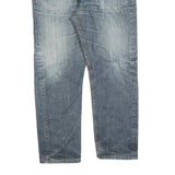 LEVI'S 508 Loose Mens Jeans Blue Regular Cotton Blend Medium W34 L27 Zip Casual