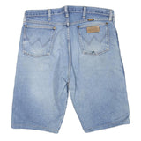 WRANGLER Womens Denim Blue Shorts L W38 Casual Classic Fit Cotton Blend