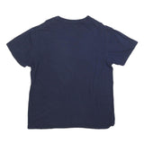 2PAC Mens Navy Blue All Eyez On Me Graphic T-Shirt L Short Sleeve Crew Neck